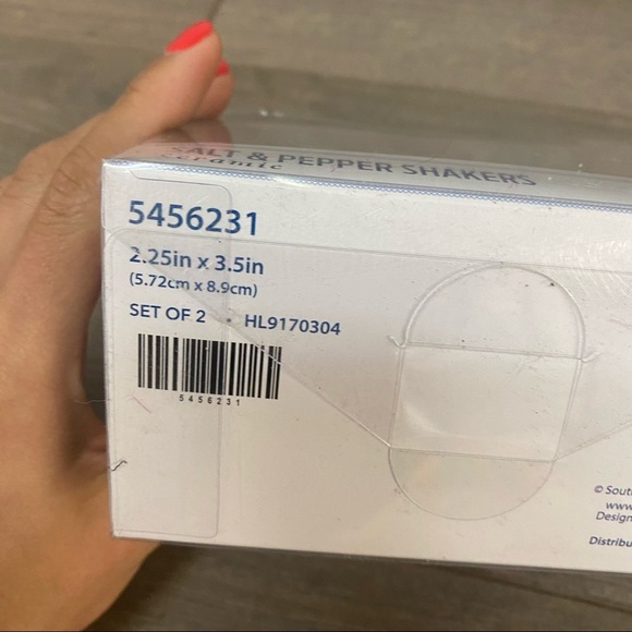 Set Of 2 Plaid Southern Marsh Salt & Pepper Shaker - Picture 5 of 5